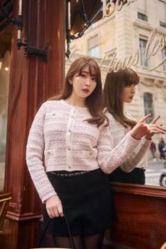 ニット+セーター Her lip to - herlipto Bristol Tweed Knit Cardigan herlipto Instagram LIVE Clip🎞️✨ Bristol Tweed Knit