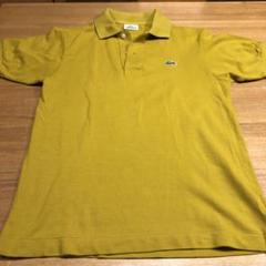 【オールド ラコステ】文字ワニ 希少サイズ7 XXL ポロシャツ 黄色 イエロー LACOSTE ラコステ ポロシャツ 文字ワニ 大沢商会 刺繍 ライム