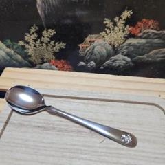 昭和レトロ　ステンレススチール スプーンのサムネイル