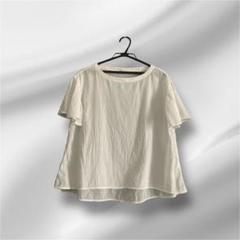 MUJI ホワイト 半袖シャツ XS〜Sサイズ