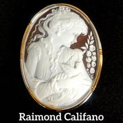 オリジナル ✨美品✨ Raimond Califano K18 シエルカメオ ブローチ アクセサリー