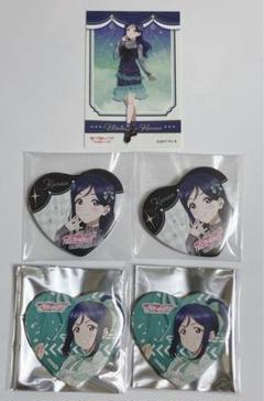 ラブライブ サンシャイン 東京駅一番街 ハート型缶バッジ2点