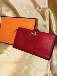 はなぺちゃ★正規品★西武池袋HERMES★エルメス長財布べアン箱付 はなぺちゃ様専用☆正規品☆西武池袋HERMES☆エルメス長財布べ