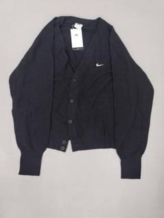 Nike ナイキ SB 黒　カーディガン　ニット　スウェット　90s 短丈　古着 Nike ナイキ SB 黒 カーディガン ニット スウェット 90s 短丈