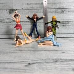 a 峰不二子 ミニフィギア 5種セット