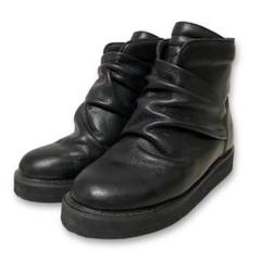 ZUCCa 異素材 アシンメトリー デザイン 個性的 ブーツ M☆ 美品