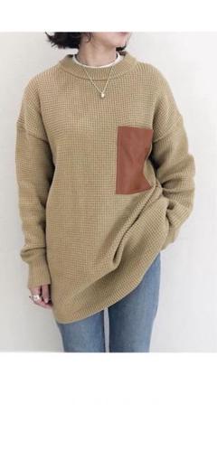 シンゾーン　レザーポケットニット シンゾーン レザーポケットニット - メルカリ