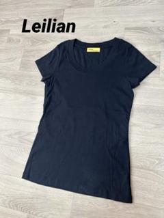 【極美品】レリアン Leilian リーフ柄カットソー ゆったり M 薄手 極美品】レリアン Leilian リーフ柄カットソー ゆったり M 薄手