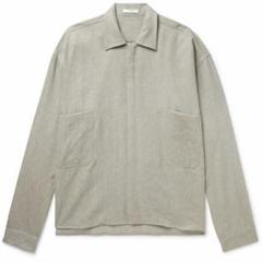THE ROW Amoneto Jacket カシミヤ リネン オーバーサイズS the row amoneto jacket カシミヤ リネン ジャケット 比翼
