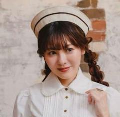 しまむら　くる実　マリンハット　帽子　アイボリー