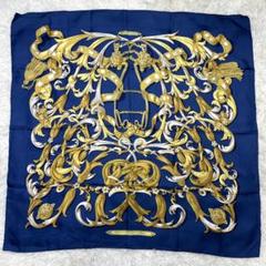 【希少】 HERMES エルメス スカーフ カレ90 大判 絵画風 ビッグ 総柄 希少】 HERMES エルメス スカーフ カレ90 大判 絵画風 ビッグ 総