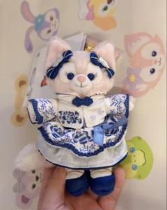 専用　3577 上海ディズニー　釉裏青　リーナベル　キーチェーン 青花 リーナベル ぬいぐるみキーチェーン❘上海ディズニー