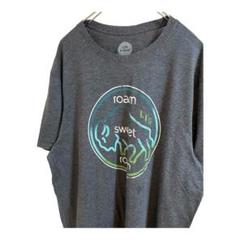 Life is Good Tシャツ デカロゴ　グレー　XL