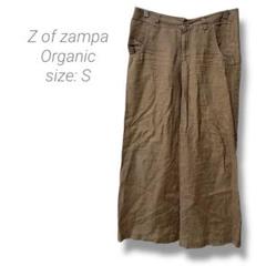 【ゼットオブザンパ】Z of zampa Organicワイドパンツ リネン S