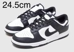 24.5cm ウィメンズ W NIKE DUNK LOW 白 黒