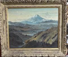 K.TACHIBANA 富士山　油彩画 K.TACHIBANA 富士山 油彩画 - メルカリ