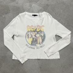 90's〜 ACDC サーマル　ロンt tシャツ