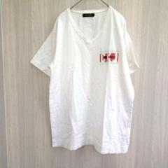 カルバンクライン トップス Tシャツ カットソー プリントT ホワイト LL