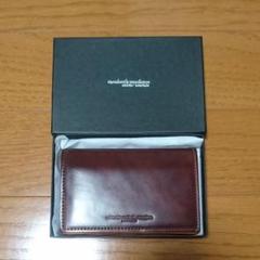ウォームスクラフツマニュファクチャー 名刺入れ カードケース