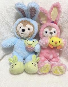 ダッフィー シェリーメイ 香港ディズニーランド限定 ぬいぐるみ セット