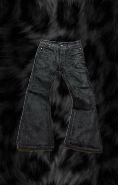 FRKM SCD WAXED ZIP PANTS 変形 レザーパンツ ベルボトム