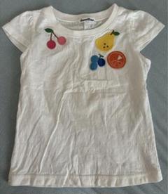 familiar フルーツ刺繍 Tシャツ　半袖　100センチ　ファミリア