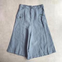 ❤︎美品❤︎ センソユニコ 慈雨 ♩肌触り滑らかなリネン混ガウチョパンツ ❤︎美品❤︎ センソユニコ 慈雨 ♩肌触り滑らかなリネン混