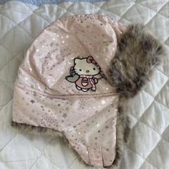 ハローキティ 耳あて付き帽子 ピンク 51～53