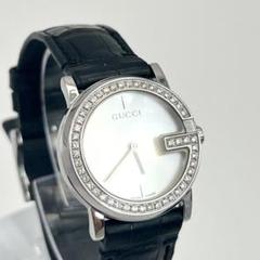 新品電池✨　GUCCI 101L ダイヤベゼル　シェル文字盤　時計　レディース