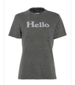 希少！カーキ マディソンブルー HELLO クルーネックTシャツ 01 qw6 MADISONBLUE - 新品タグつき HELLO マディソンブルー カーキTの