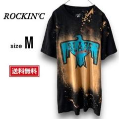 【美品・送料無料】ROCKN'C メンズ M ブラック ロックTシャツ