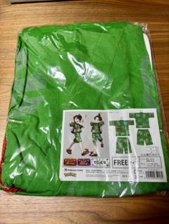 ポケモンセンター　碧の仮面　キタカミの里　甚平　フリーサイズ　緑 ポケモンセンター 碧の仮面 キタカミの里 甚平 フリーサイズ 緑