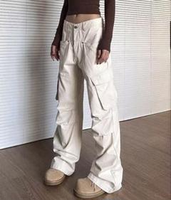 ベージュ カーゴパンツ 新品