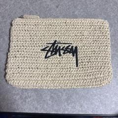 Stussy 編みポーチ ベージュ Stussy 編みポーチ ベージュ - メルカリ