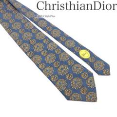 ディオール ChristhianDior ネクタイ ブルー 系