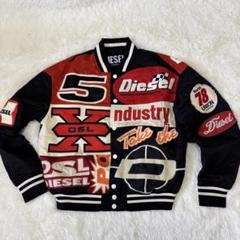 希少 ディーゼル　スタジャン レーシングジャケット L ワッペン ボンバー