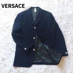 美品　VERSACE ネイビー チェスターコート 楽天市場】ヴェルサーチ VERSACE メンズ アウター ジャケット