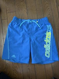 【美品】adidas 水着 120サイズ 青色