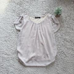 【Ketty】半袖シフォンブラウス シャツ サイズ2 トップス 裏地有 春 夏