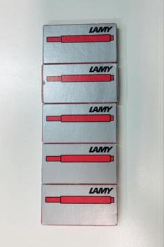 LAMY ラミー ☆2014年限定☆ カートリッジ インク ネオンコーラル　５個のサムネイル