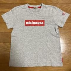 美品！ミキハウス　ボックスロゴTシャツ