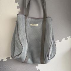 qbag paris メッシュトートバッグ グレーのサムネイル