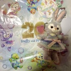 ダッフィー＆フレンズ　20周年 カラフルハピネス　ステラルー　ぬいぐるみバッジ