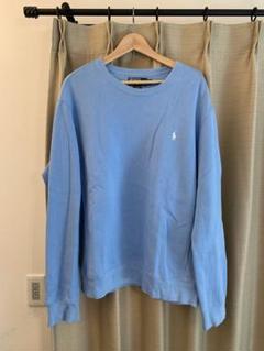 【希少】ポロラルフローレン スウェット 90s ボーダー 刺繍 ワッペン 洗練 90s POLO RALPH LAUREN ポロラルフローレン エンブレム刺繍