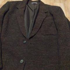 80s 美品 ISSEY MIYAKE ツイード テーラードジャケット ウール vintage 1980's ISSEY MIYAKE MEN tweed tailored jacket | NOIR