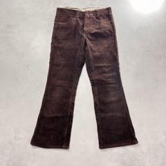 70s LEE FASTBACKS 太畝 コーデュロイ フレア パンツ レア