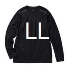 ブラック【LL】氷撃冷感 -10℃ 長袖 Tシャツ 黒 新品 ワークマン