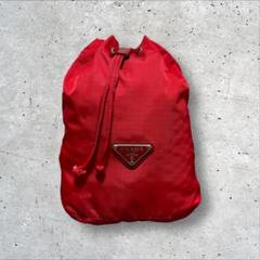 【美品】正規品　PRADA 巾着バッグ　ポーチ　サフィアーノレザー　近年モデル 楽天市場】プラダ 巾着（バッグ・小物・ブランド雑貨）の通販