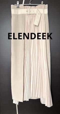 ELENDEEK カッティングフリンジ ロングスカート 極美品 ELENDEEK エレンディーク カッティングフリンジロングスカート