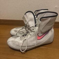 Nike ボクシングシューズ ハイカット ホワイト/ピンク 2025年最新】NIKE ボクシングの人気アイテム - メルカリ